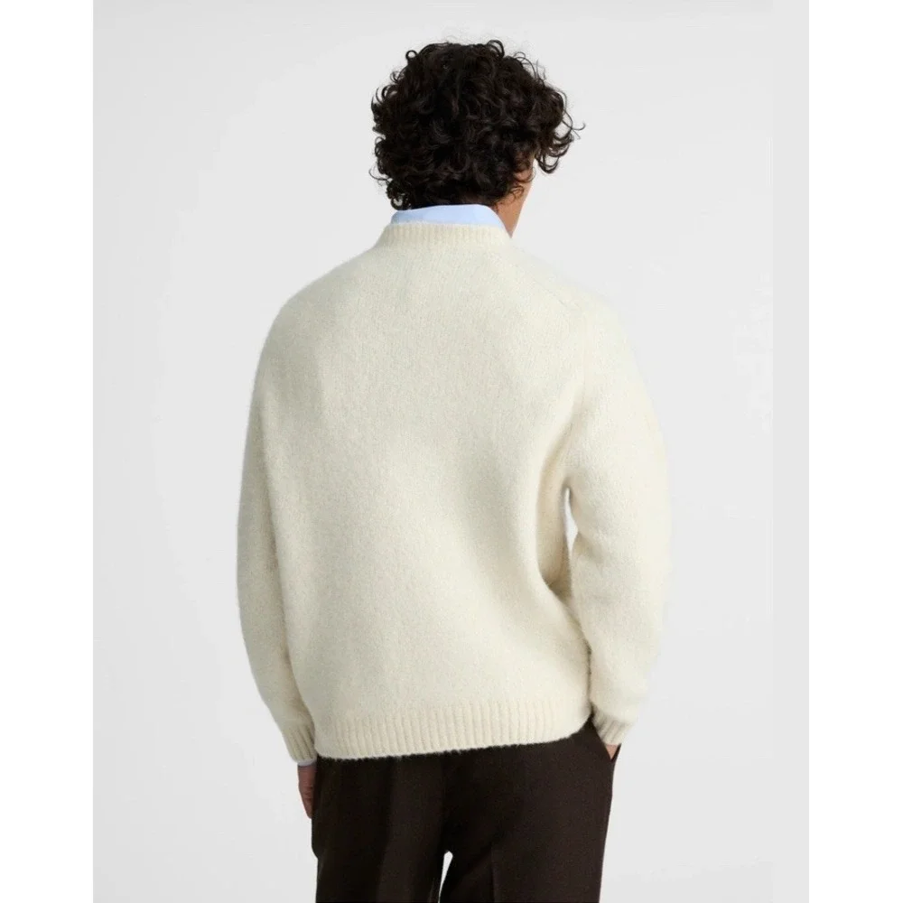 Madewell NWOT Crewneck Sweater in Yak-Alpaca Blend Cream Men's XS